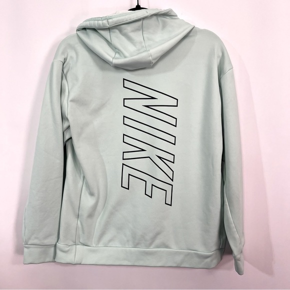 Nike Mint Green Front Check Hooded Sweatshirt Sz Small NWT - Picture 2 of 5